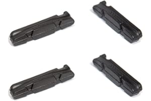 London Craftwork Lot de 4 Plaquettes de Frein de Rechange pour vélos Brompton, Noir, Taille Unique