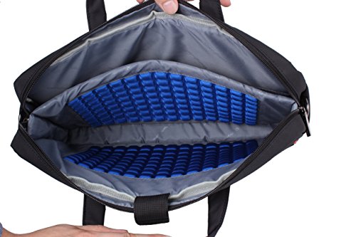 Laptop Tasche, XGUO 14 Zoll Laptop Tasche Mit Shockproof Pad Für Surface Pro Surface Book Macbook Sleeve Hülle Schultertaschen Tablet mit einer Bildschirmdiagonale von 35,8 CM(14 Zoll, Schwarz) - 6