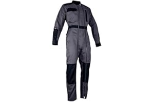 LMA Lebeurre - Combinaison 2 zips bicolore - CHLORE - Gris Sombre/Noir