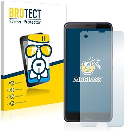 brotect Glass Screen Protector Film compatible with HTC U Ultra - Glass-Foil 9H Protection [Scratch Resistant, High Clarity]