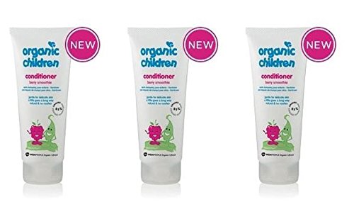 (3 PACK) - Green/Ppl Childs Berry Smoothie Conditioner - Organic | 200ml | 3 PACK - SUPER SAVER - SAVE MONEY