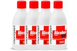 MEDINET CLINIC SL Montplet Alcohol etílico, 96 grados, 250 ml. (4 unidades)