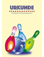 Suchergebnis auf Amazon.de für: Urkunde - Bowling & Kegeln ...