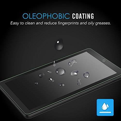 MoKo Fire 7 2015 Folie – HD 9H Panzerglas Displayschutzfolie Glas Displayschutz Display Schutzfolie Glasfolie Screen Protector für Amazon Fire 7 Zoll (5. Generation – 2015 Modell) Tablet, Transparent - 6