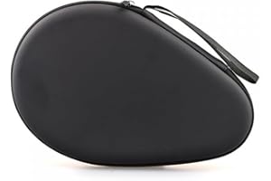 MiOYOOW Étui pour Raquette Tennis Table, Housse pour Raquette Ping-Pong à Coque Rigide étanche, avec Fermeture Éclair pour Raquettes de Ping-Pong