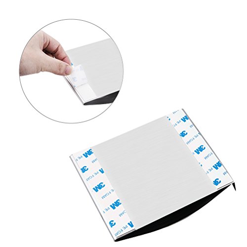 flintronic Wand Befestigter Edelstahl Zahnbürstenhalter Durable Rasiermesser-Halter Wasserdicht mit Self Adhesive Badezimmer (3 Löcher) - 3