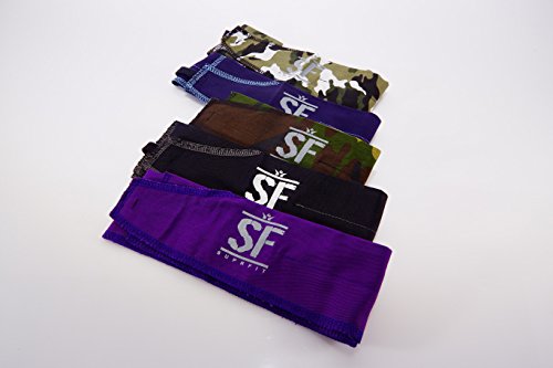 Suprfit Wrist Wraps CF 2.0 | Handgelenkbandagen | Gelenk Schutz | Crossfit Gewichtheben Powerlifting Strongman | Lila/Pink, Schwarz/Grau, Blau oder Camouflage-Urban - 7