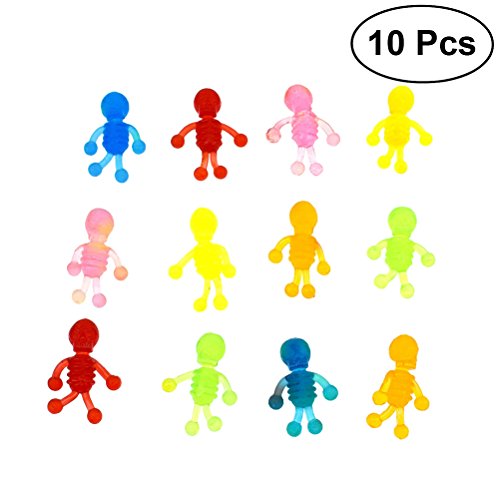 Preisvergleich Produktbild TOYMYTOY Biegsamen Menschliches Skelett Action-Figuren Groß Spielzeug Für Kinder 10 Stück (Zufällige Farbe)