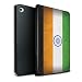 Produktbild STUFF4 PU-Leder Hülle/Case/Brieftasche für Apple iPad Mini 4 tablet / Indien/Indisch Muster / Asien Flagge Kollektion