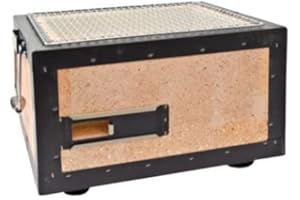 TOKYO DESIGN STUDIO Konro Barbacoa de mesa de carbón vegetal japonesa de acero inoxidable, mini barbacoa, barbacoa de estilo japonés, placa para barbacoa, accesorios para fiestas, 31 x 23 x 20 cm