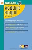 Image de Bordas langues : Vocabulaire espagnol par les exercices, collège
