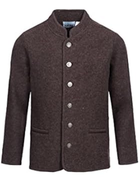 Walkjacke Langarm Friedrich in Braun von Nübler - Designed in Bavaria