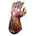 Produktbild XIAO MO GU Thanos Handschuhe, Avengers Infinity War Thanos Infinity Gauntlet LED Handschuhe, Thanos Cosplay Latex Handschuhe Halloween Party Zubehör