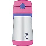 THERMOS FOOGO LEAK-PROOF STRAW BOTTLE PINK