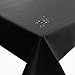 Produktbild DecoHomeTextil NL Meterware Stoff Schwarz TEFLON Eckig 90 x 130 cmKein Wachstuch Gartentischdecke Lotus Effekt Wasserabweisend