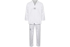 Playwell WT godkänd student Taekwondo uniform vit V-hals