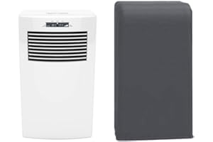 N/Y Housse pour Climatiseurs Mobiles Universelle Couverture De Climatiseur Mobile Portable Gris Étanche Anti-poussière Sacs De Rangement Protection pour Refroidisseur d'air 40x46x75cm