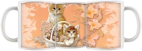 Kittens in Basket Design Mug For Coffee Tea Milk Juice