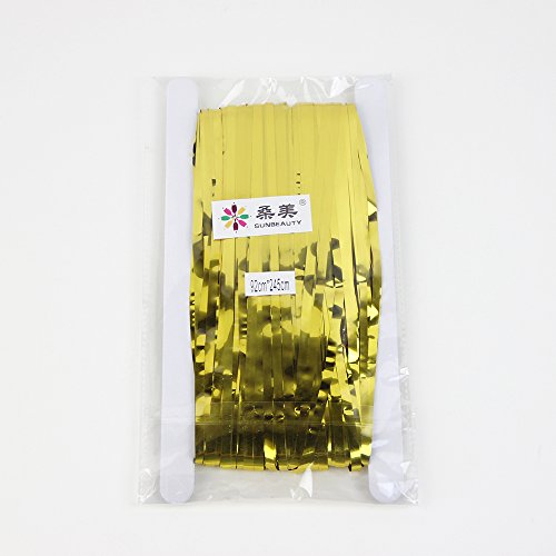 SUNBEAUTY Glitzervorhang Party Dekoration 91x240cm Folie Türvorhang - 3