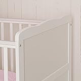 Puckdaddy Babybett „Wolke“ 140 x 70 cm weiß, auch als Kinderbett nutzbar - 4