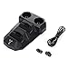 Produktbild ClookYeed 4-in-1 USB-Ladestation mit LED-Licht Dual-Ladegerät Dock Station für Playstation für PS3 Move für PS4 VR-Controller-Halter