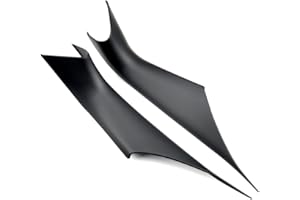 LALAIJDOU G30 maniglia della porta copre, 2 pezzi nero maniglia della porta dell'auto compatibile con Serie 5 G30 G38 F90, lato sinistro e destro maniglia interna della porta gusci maniglia 2 set (nero)