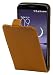 Produktbild Perfect Case exklusive Flip Echtleder Tasche für LG G Flex F340 braun