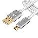 Produktbild Chongsen Micro USB Kabel Nylon, High Speed USB 2.5 A Male auf Micro B Synchronisations und Ladekabel für Android, Samsung, Sony, Huawei, HTC, Nexus, Xiaomi und mehr(1m,2m,3m) (2m, grau)