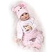 Produktbild NPK 55 cm 22 inch handgemachte weiche Silikon Vinyl Reborn Baby Doll lebensechte süße junge Mädchen magnetische billig Geburtstagsgeschenk