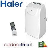 aire acondicionado haier split Solo frío, suelo, blanco Haier AM09AN1LAA Aire acondicionado portátil 9000 BTU, blanco