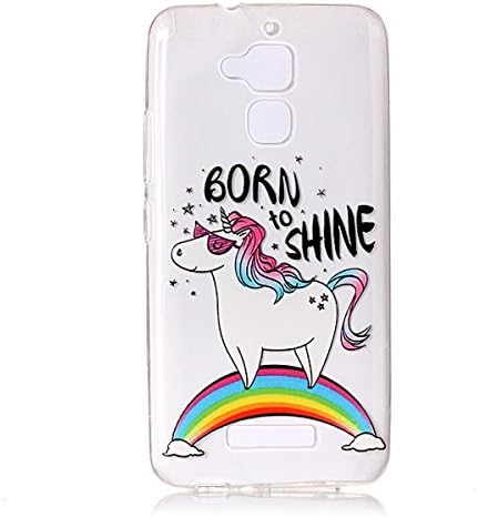Asus Zenfone 3 Max ZC520TL Case, Asus Zenfone 3 Max ZC520TL Phone Case Cover, Metter Embossed Cute Horse Pattern Ultra Light Soft Jelly Clear Gel TPU Silicone Shockproof Phone Case Protective Back Cover for Asus Zenfone 3 Max ZC520TL