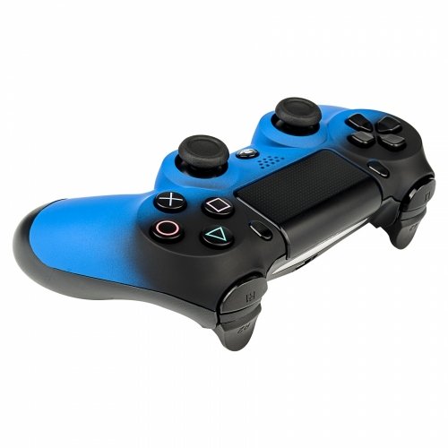 PS4 Oberschale für Dualshock 4 Controller – Soft Touch Shadow Blau - 5
