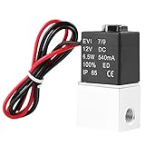 Spulenspannung: DC12V SNOWINSPRING 1 Stück 1/8 Zoll 2 Weg Elektro Ventil Normaler Weise Geschlossen Pneumatische Aluminium Elektro Magnet Luft Ventil Dc 12 V Magnet Ventil