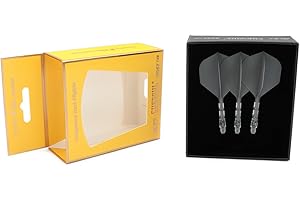 CUESOUL ROST T19 Asta e Aletta per Freccette Integrate, Forma Standard, Set da 3