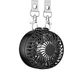 ❃【Einzigartiges Design - Tragbarer Ventilator mit Umhängeband - Handflächengröße】- Die Größe des Ventilators ist nur 78 * 78 * 55mm, und nur 138g, mit einem Umhängeband können Sie den Mini Ventilator direkt um den Hals hängen, oder in die Tasche legen. Genießen Sie jederzeit und überall frische und kühle Luft.