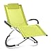Produktbild Blumfeldt Chilly Billy • Gartenliege • Liegestuhl • Schaukelliege • Relaxstuhl • ergonomische Wellenform • Sicherheitsstopper • Aluminiumrohr-Konstruktion • atmungsaktives Kunststoffgewebe • pflegeleicht • klappbar • witterungsbeständig • grün