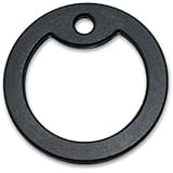 2 Silencer, Ruhigmacher für US Dog-Tags und Erkennungsmarken (Schwarz)
