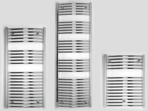 Badheizkörper Serie BH Chrom gebogen 1775mm x 600mm ZX-Mittelanschluss - 2