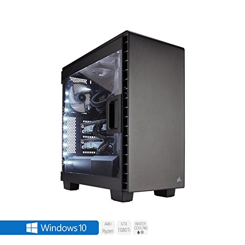 Sedatech Ultimate Gaming PC AMD Ryzen 7 1700X 8x 3.4GHz (max 4.1Ghz), Geforce GTX 1080Ti 11Gb, 64 GB RAM 2 3000Mhz, 1 TB SSD, 3 TB HDD, USB 3.1, HDMI2.0, 4K Grafik Aulösung, DirectX 12, VR Ready, 80+ Netzteil. Rechner mit Windows 10 64 Bit