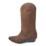 botas camperas de ante mujer  Bota Campera Señora Sprinter Cuero Bordada - Montana