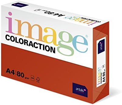 Coloraction Antalis 838A 080S 16 Copy Paper DIN A4 London Brick Red 80 g/m2