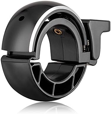 Lifinsky Bicycle Bell Bike Ring Bell Mini Stylish Invisible Aluminum Alloy Bike Bell Loud for Cycling Mountain Road Touring Bicycle Handlebar Alarm Horn Ring black(22.2-24mm)