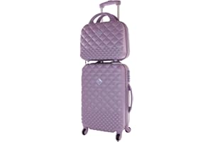 Camomilla Milano Set Valigeria, Set di Valigie, Trolley da Viaggio (40 lt.) + Vanity Case (15 lt.), Materiale Rigido, Ruote Pivotanti