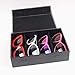 Produktbild Belingeya-hm Sonnenbrille Aufbewahrungskoffer Box Hochwertige PU-Leder 4 Gläser Aufbewahrungsbox Tragbare Reise Geschäftsreise für Brillen, die Display-Halter Sonnenbrille Organ