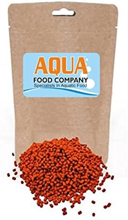 Aqua Food Company Freshwater Orange Shrimp Pond food Sinking Pellets For Small & Medium Pond Fish & Koi Carp