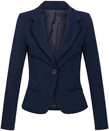 violet Fashion Women's Suit Jacket -  blue - 10