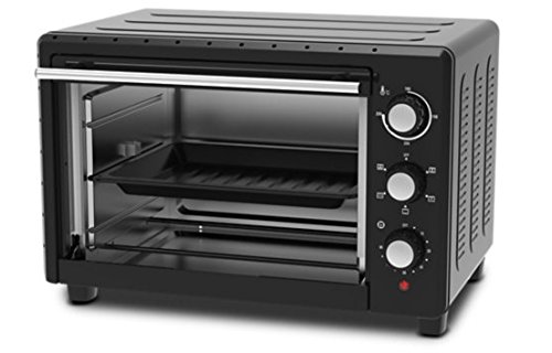 MEDION MD 16391 Mini-Backofen mit Rotisseriefunktion (28 Liter, 1500 Watt), schwarz - 2