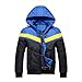 Produktbild ADESHOP Herren Sport & Outdoor Kleidung, Männlicher Winter, Warmer Kapuzenpullover mit Reißverschluss, Dicker Fleece-Mantel mit Baumwolle gepolsterte Jacke