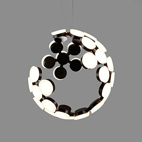 Modern Large LED Acrylic Chandelier White Black Globe Ball Style Living Room Cloakroom Kitchen Ceiling Pendant Light Lampshade , white