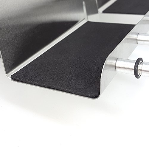 COM-FOUR Edelstahl Schlüsselbrett Schlüsselleiste Magnetwand (Variante 2) - 7
